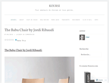 Tablet Screenshot of koursi.com